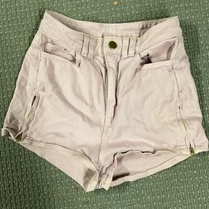 high waisted american apparel shorts